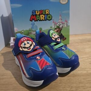 Nintendo Kids' Mario & Luigi Light-Up Sneakers S m9nthshoes